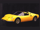 [thumbnail of 1974 Ferrari 246 GTS Yellow Frt Side.jpg]